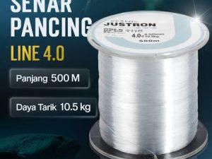 senar pancing nilon 500 m 4.0 - putih